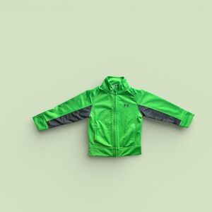 Under Armour Kids Green and Gray Swim Rashguard